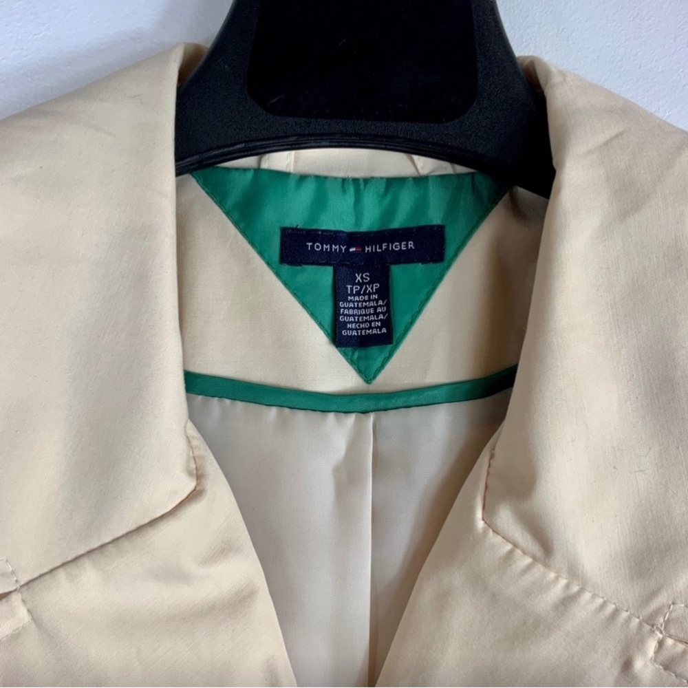 TOMMY HILFIGER double breast trench coat XS - Picture 3 of 6
